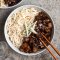 Jajangmyeon korean-chinese noodles with blackbean sauce