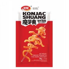 Konjac Shuang shirataki snack s pikantní příchutí 252 g - Weilong