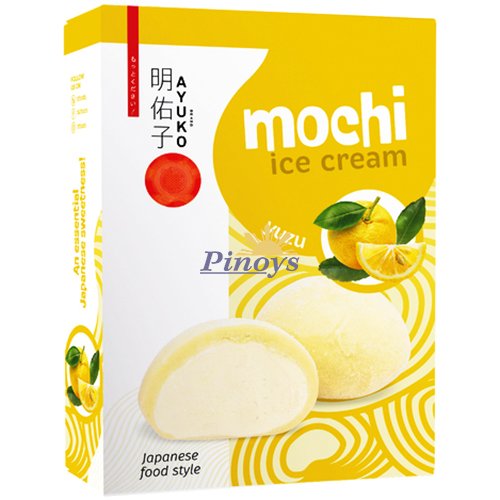 Mražené Vegan Mochi s příchutí yuzu 180 g - Ayuko