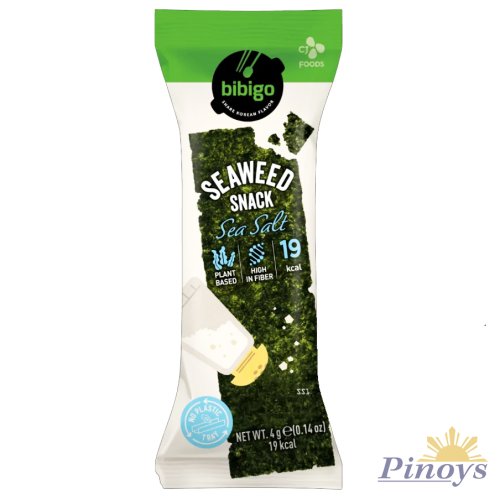 Seaweed Snack Sea Salt 4 g - Bibigo