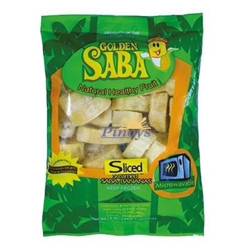 Saba, banana steamed sliced 454 g - Golden Saba