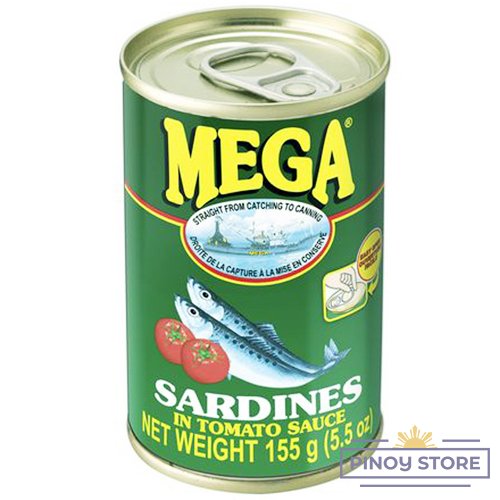 Sardinky v rajčatové omáčce 155 g - Mega