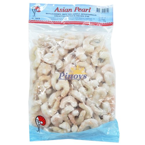 Vannamei Shrimps peeled, deveined 51/60 1 kg - Asian Pearl