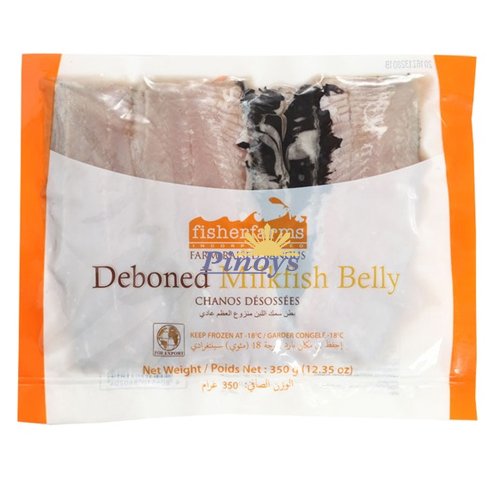 Milkfish belly deboned 350 g - Fisherfarm's