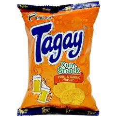 Kukuřičné chipsy s chili a česnekovou příchutí 55 g - Tagay
