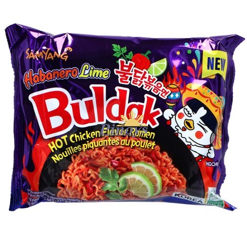 Hot Chicken flavour noodles Habanero Lime 135 g - Samyang