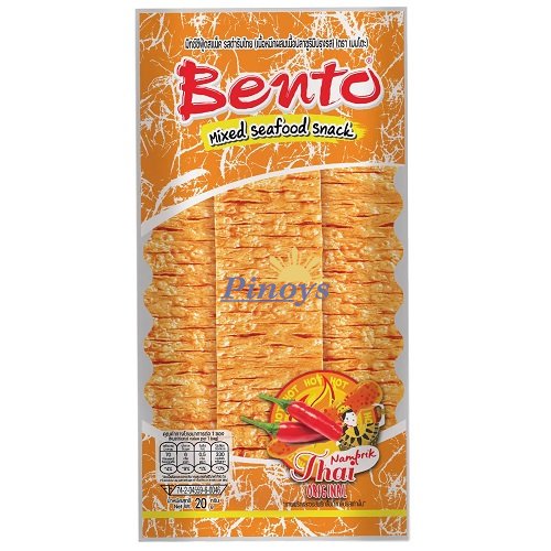 Snack z mořských plodů s chili příchutí Nam Prik 20 g - Bento