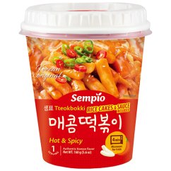 Korejské rýžové pálivé koláčky Topokki 160 g - Sempio