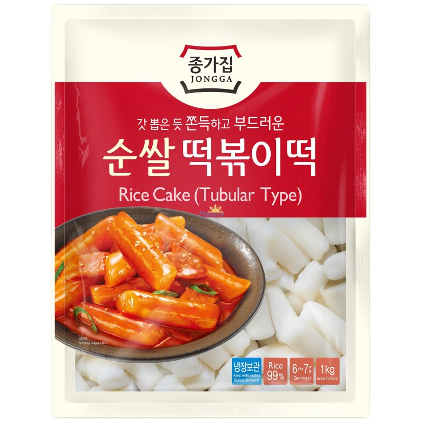 Rice Cake Sticks Tteokbokki, Topokki 1 kg - JONGGA :: Pinoys.eu