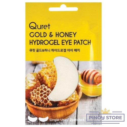 Hydrogelové pásky pod oči Gold & Honey, 1 pár 2g, Korea - Quret