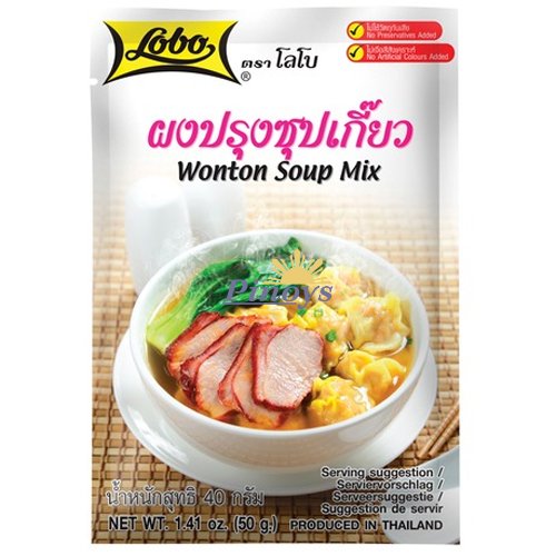 Wonton Soup mix, Wenchou Style 40 g - Lobo