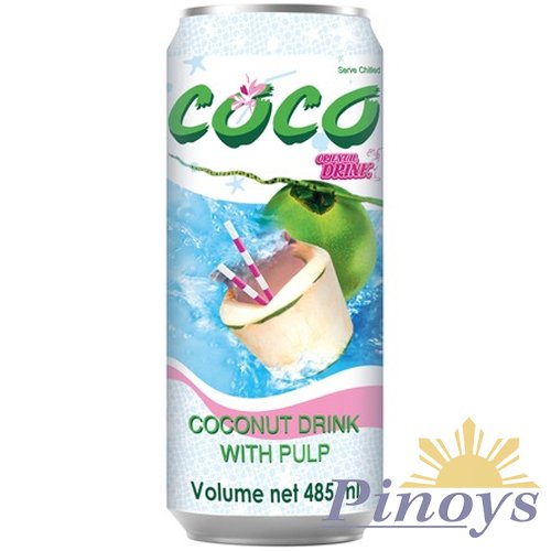 Kokosová voda s dužinou 485 ml - Coco Oriental