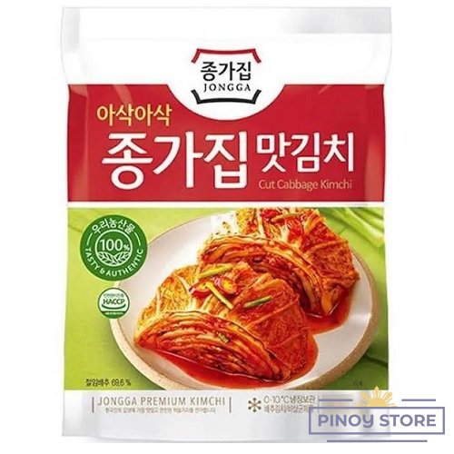 Fresh Korean Mat Kimchi, sliced 200 g - JONGGA