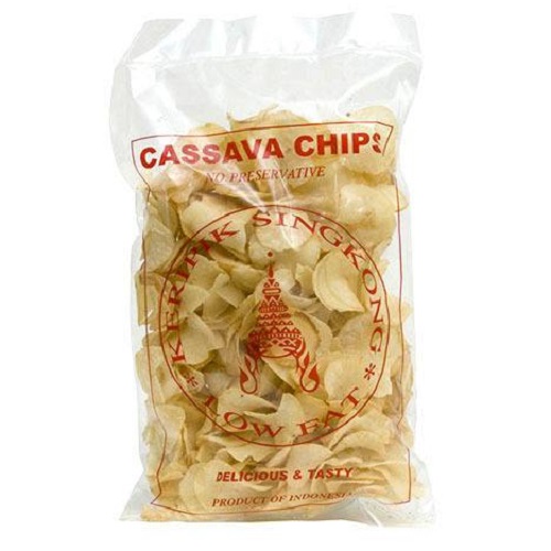 Indonesian Salted Cassava chips Keripik Singkong 250 g - AE
