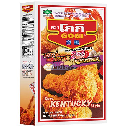 Směs na obalování Tempury 2 v 1, 216 g - Gogi