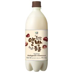 Korejský nápoj s příchutí kaštanů Makgeolli 750 ml - Woorisool
