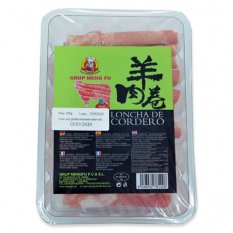Sliced Lamb meat rolls for Hot Pot 300 g - Grup Meng Fu