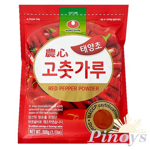 Kořeníci chili prášek na kimchi, Gochugaru 500 g - Nongshim