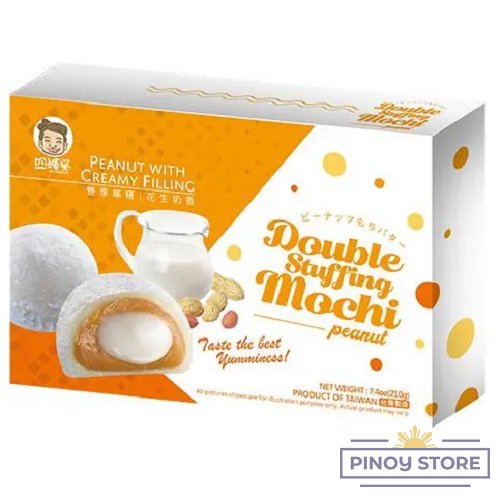 Mochi Double Stuffing Peanut Rice Cake 210 g - Szu Shen Po