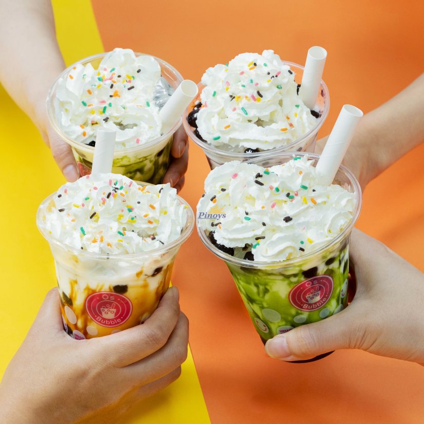 Instant Bubble Tea Party Kit for 6, Boba 360 g (6x60g) - O's Bubble