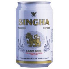 Tradiční thajské pivo v plechu 10,8°, 5%, 330 ml - Singha