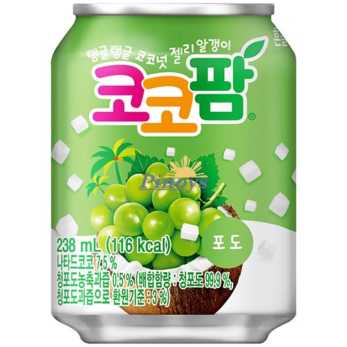 Korejský hroznový džus s kokosovou želatinou 238 ml - Haitai