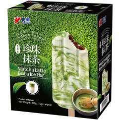 Boba Ice Cream Matcha Latte flavoured 300 g (4x75g) - Shaomei