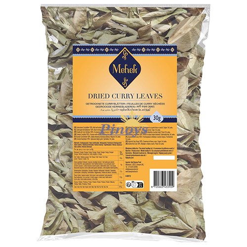 Sušené kari listy 30 g - Mehek