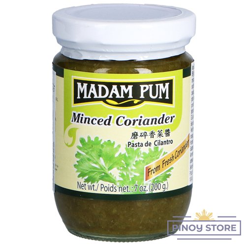 Minced Coriander in a jar 200 g - Madam Pum