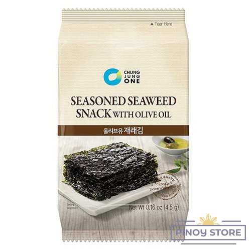 Seasoned Seaweed Snack with Olive Oil 4,5 g - Chung Jung One
