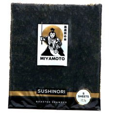 Yaki Nori, Roasted Seaweed (19x21cm, 5 sheets) 12,5 g - Miyamoto