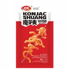 Konjac Shuang shirataki snack s pikantní příchutí 252 g - Weilong