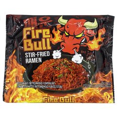 Instantní pikantní smažené nudle s hovězí příchutí 137,8 g - Fire Bull
