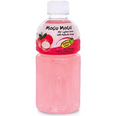 Mogu mogu Lychee drink with nata de coco 320 ml - Sappe