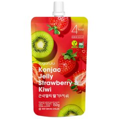 Konjac želé s příchutí jahody a kiwi 150 g - Sugarlolo
