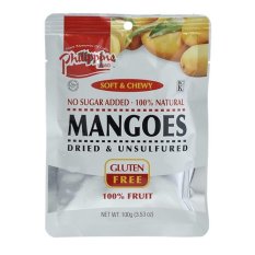 Dried Yellow Mango Natural unsweetened 100 g - Philippine brand