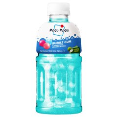 Mogu mogu Bubble Gum flavoured drink with nata de coco 320 ml - Sappe
