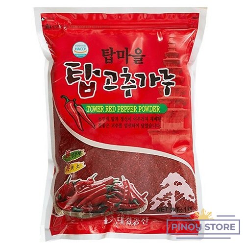 Tower Red Pepper Powder for seasoning and kimchi, Gochugaru 1 kg - Daekyung