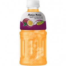 Mogu mogu Passion fruit drink with nata de coco 320 ml - Sappe