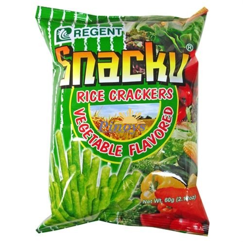Snacku, vegetable rice cracker snack 60 g - Regent