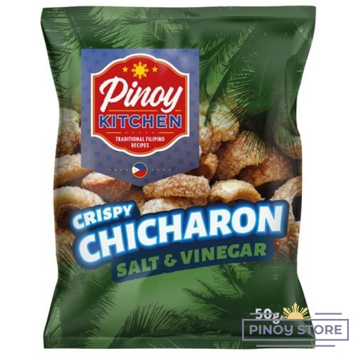 Crunchy fried pork skin - Chicharones Salt & Vinegar 50 g - Pinoy Kitchen