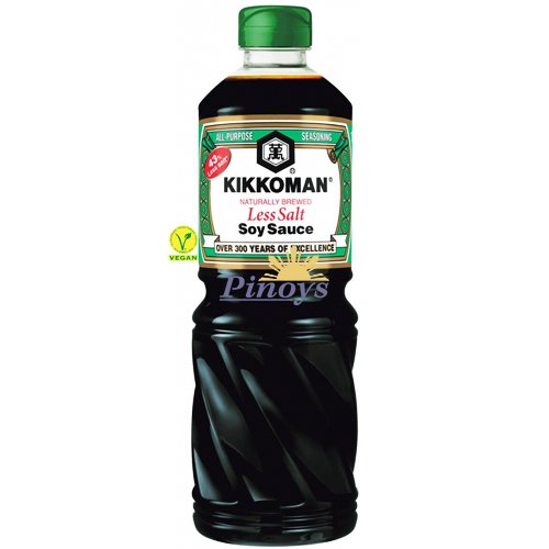 Less Salt Soy Sauce, Naturally Brewed 975 ml - Kikkoman