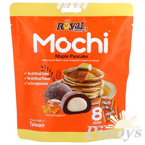 Mochi s příchutí palačinek s javorovým sirupem 120 g - Royal Family