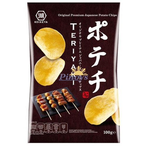 Bramborové lupínky s Teriyaki příchutí 100 g - Koikeya