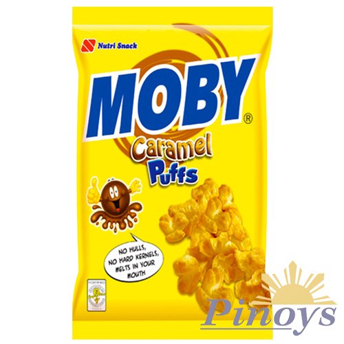 Moby, Caramel Puffs 60 g - Nutri Snack