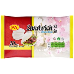 Sendvičový knedlík Bao Bun bez náplně (10 pcs x 45g) 450 g - PA