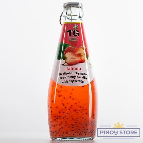 Basil seed drink with Strawberry juice 290 ml - TG