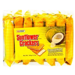 Sunflower Crackers Coconut Flavor Cream 189 g - Croley Foods