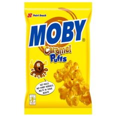 Kukuřičný snack s karamelovou příchutí Moby 60 g - Nutri Snack