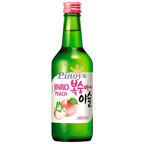 Soju Korean alcoholic drink Peach flavour 350 ml - Jinro